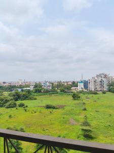 Balcony Image of 850 Sq.ft 2 BHK Apartment / Flat for rent in Nyati Elan, Wagholi Pune for Rs. 23000