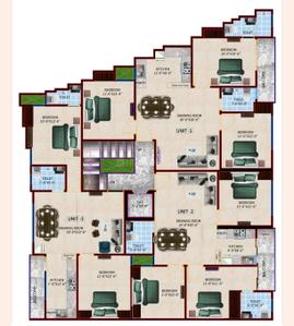 Image of 1350 Sq.ft 3 BHK Apartment / Flat for sale in Sultanpur, New Delhi for Rs. 9500000