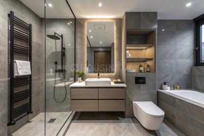 Bathroom Image of 1410 Sq.ft 2 BHK Apartment / Flat for sale in Kottivakkam Chennai for Rs. 18700000