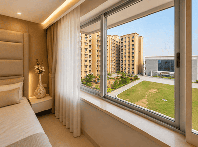 Balcony Image of 1150 Sq.ft 2 BHK Apartment / Flat for sale in Kachana Raipur for Rs. 4336000