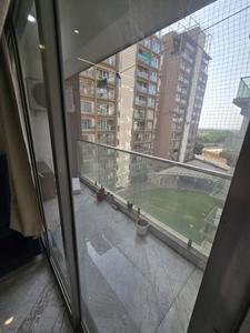 Balcony Image of 1300 Sq.ft 3 BHK Apartment / Flat for rent in Vaishnodevi Kingston, Pal Gam Surat for Rs. 52000
