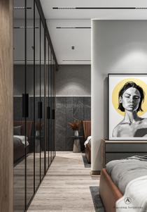 Bedroom Image of 2751 Sq.ft 4 BHK Apartment / Flat for sale in Raghuvir Sheron, Vesu Surat for Rs. 13600000