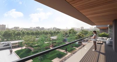 Balcony Image of 3325 Sq.ft 4 BHK Apartment / Flat for sale in Bodakdev Ahmedabad for Rs. 30600000