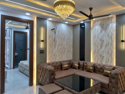 Living Room Image of 1100 Sq.ft 3 BHK Apartment / Flat for sale in Dwarka Mor New Delhi for Rs. 7500000