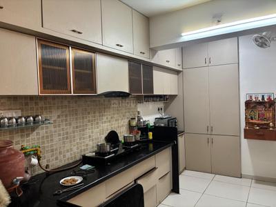 Kitchen Image of 1400 Sq.ft 3 BHK Apartment / Flat for rent in Pacifica Reflections, Vaishno Devi Circle Ahmedabad for Rs. 30000