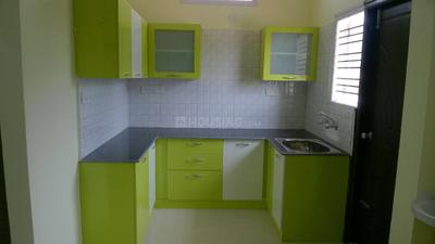 Kitchen Image of 1100 Sq.ft 2 BHK Independent House for rent in Green Woods Layout, Ramamurthy Nagar Bengaluru for Rs. 17500