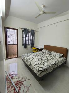 Bedroom Image of 1550 Sq.ft 2 BHK Builder Floor for rent in Amausi Lucknow for Rs. 25500