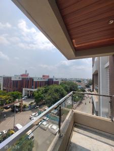 Balcony Image of 1618 Sq.ft 3 BHK Apartment / Flat for rent in Sai Krupa Landmark, Thergaon Pune for Rs. 26000