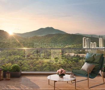 Balcony Image of 1615 Sq.ft 3 BHK Apartment / Flat for sale in Purva Panorama Tower D, Thane West Thane for Rs. 32500000