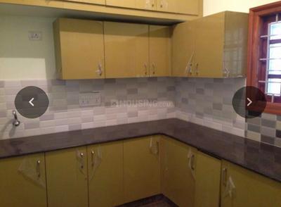 Kitchen Image of 1000 Sq.ft 1 BHK Independent House for rent in Varanasi Bengaluru for Rs. 18000