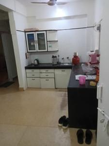 Kitchen Image of 650 Sq.ft 1 BHK Apartment / Flat for rent in Mohar Luxe Towers, Gokhalenagar Pune for Rs. 30000