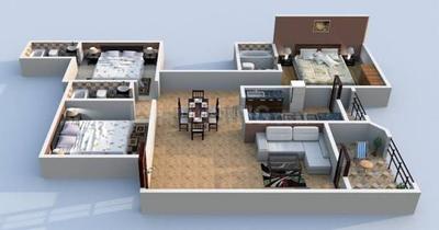 Image of 1300 Sq.ft 2 BHK Apartment / Flat for sale in Bhumiraj Iraisaa, Sanpada, Navi Mumbai for Rs. 31100000