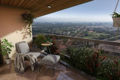 Balcony Image of 2466 Sq.ft 3 BHK Apartment / Flat for sale in Sargasan Gandhinagar for Rs. 10960000