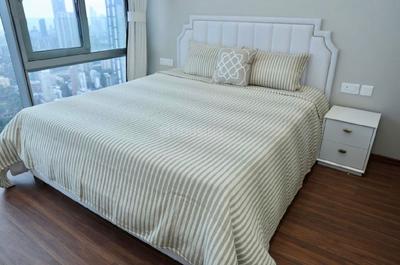 Bedroom Image of 1200 Sq.ft 3 BHK Apartment / Flat for rent in Piramal Aranya, Byculla Mumbai for Rs. 199999
