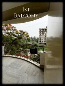 Balcony Image of 1250 Sq.ft 3 BHK Apartment / Flat for sale in Ganeshguri Guwahati for Rs. 7200000