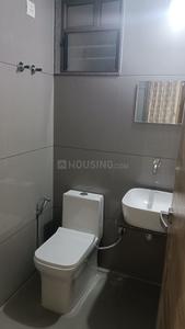Bathroom Image of 1350 Sq.ft 3 BHK Apartment / Flat for rent in Dev Atharva Abode, Vaishno Devi Circle Ahmedabad for Rs. 22200
