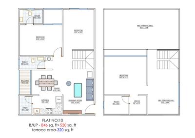 Image of 1055 Sq.ft 3 BHK Apartment / Flat for sale in Bhawrasla, Indore for Rs. 7500000