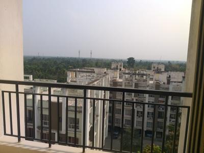 Balcony Image of 1499 Sq.ft 3 BHK Apartment / Flat for rent in Rajpur Kolkata for Rs. 18000