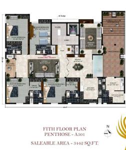 Image of 1864 Sq.ft 3 BHK Apartment / Flat for sale in Kilpauk, Chennai for Rs. 39000000