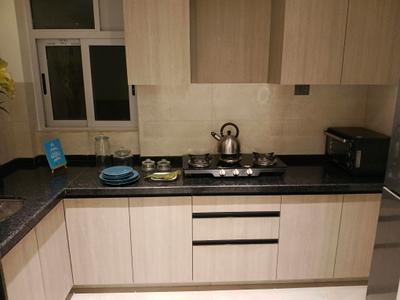 Kitchen Image of 830 Sq.ft 2 BHK Apartment / Flat for rent in Tridhaatu Morya, Chembur Mumbai for Rs. 75000