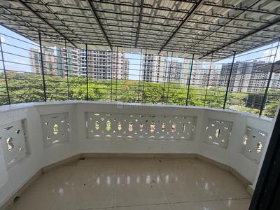 Balcony Image of 1450 Sq.ft 3 BHK Apartment / Flat for rent in Gahlot Majesty, Seawoods Navi Mumbai for Rs. 82000