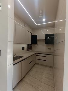 Kitchen Image of 1100 Sq.ft 3 BHK Builder Floor for rent in Ramesh Nagar New Delhi for Rs. 55000