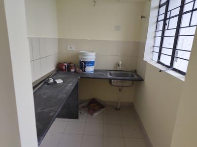 Kitchen Image of 679 Sq.ft 1.5 BHK Apartment / Flat for rent in Hiland Willows, New Town Kolkata for Rs. 14000