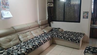 Living Room Image of 700 Sq.ft 1 BHK Apartment / Flat for rent in Pankaj Nagar Surat for Rs. 17000