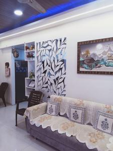 Hall Image of 1250 Sq.ft 3 BHK Apartment / Flat for rent in Uma Reality Silver Sky, BSNL Colony Vadodara for Rs. 31000