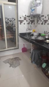 Kitchen Image of 580 Sq.ft 1 BHK Apartment / Flat for rent in Akshar Atmiya Luxuria, Badlapur West Badlapur for Rs. 6000