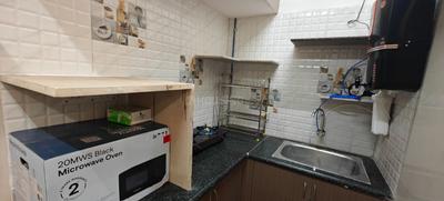 Kitchen Image of 600 Sq.ft 1 BHK Builder Floor for rent in Kammanahalli Bengaluru for Rs. 21000