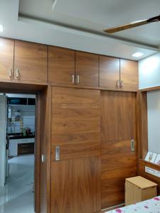 Bedroom Image of 870 Sq.ft 2 BHK Apartment / Flat for rent in Adani Elysium, Shantigram Ahmedabad for Rs. 30000