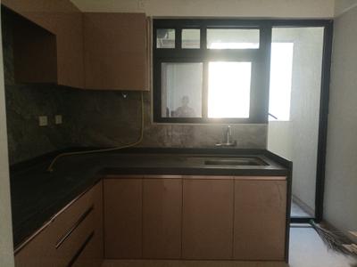 Kitchen Image of 550 Sq.ft 1 BHK Apartment / Flat for rent in Swastik Platinum, Vikhroli East Mumbai for Rs. 41500