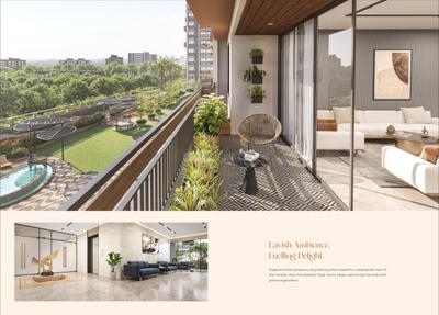 Balcony Image of 2655 Sq.ft 3 BHK Apartment / Flat for sale in Western Luxuria, Vaishno Devi Circle Ahmedabad for Rs. 13275000