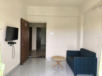 Living Room Image of 600 Sq.ft 1 BHK Apartment / Flat for rent in Bhoirwadi Pune for Rs. 17500