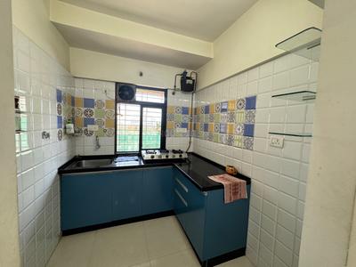 Kitchen Image of 550 Sq.ft 1 BHK Apartment / Flat for rent in Puraniks Rumah Bali, Thane West Thane for Rs. 17503