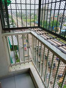 Balcony Image of 1400 Sq.ft 4 BHK Apartment / Flat for sale in Darshanam Highview, Sayajipura Vadodara for Rs. 6600000