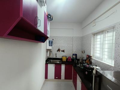 Kitchen Image of 625 Sq.ft 1 BHK Builder Floor for rent in HSR Layout Bengaluru for Rs. 26000