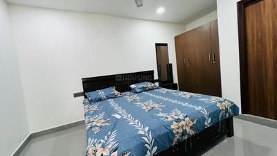 Bedroom Image of 700 Sq.ft 1 BHK Apartment / Flat for rent in Madhapur Hyderabad for Rs. 30000