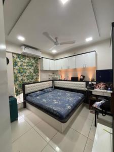 Bedroom Image of 978 Sq.ft 3 BHK Apartment / Flat for rent in Adani Amogha, Shantigram Ahmedabad for Rs. 38000
