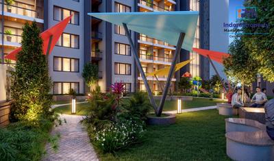 Image of 1231 Sq.ft 2 BHK Apartment / Flat for sale in The Sky Empire Sukama City, Bada Bangarda, Indore for Rs. 5700000