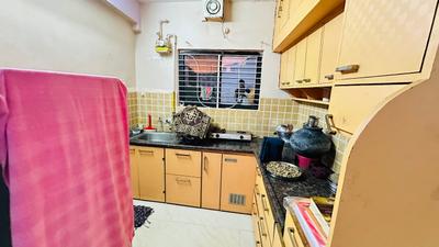 Kitchen Image of 1200 Sq.ft 2 BHK Builder Floor for rent in Vishnu Puri Colony Indore for Rs. 18000