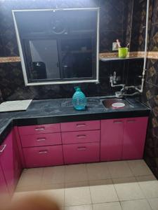 Kitchen Image of 1100 Sq.ft 3 BHK Apartment / Flat for rent in Dosti Residency, Vasai West Vasai for Rs. 25000