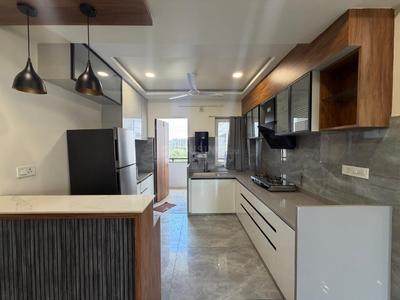 Kitchen Image of 2200 Sq.ft 3 BHK Apartment / Flat for rent in Bhayli Vadodara for Rs. 55000