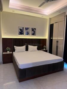 Bedroom Image of 750 Sq.ft 1 BHK Apartment / Flat for rent in The Lucknow 1090 Apartment, Hazratganj Lucknow for Rs. 9000