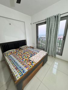 Bedroom Image of 350 Sq.ft 1 RK Apartment / Flat for rent in Godrej Vanaangan, Jagatpur Ahmedabad for Rs. 18000