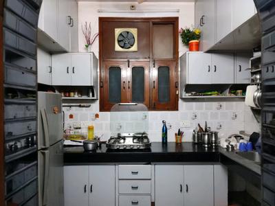 Kitchen Image of 1800 Sq.ft 3 BHK Builder Floor for sale in Tri Nagar New Delhi for Rs. 18000000