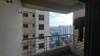Balcony Image of 1050 Sq.ft 2 BHK Apartment / Flat for rent in Oswal Orchard 126, Agarpara Kolkata for Rs. 20000