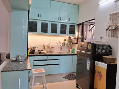 Kitchen Image of 750 Sq.ft 2 BHK Apartment / Flat for sale in Gotri Vadodara for Rs. 3800000