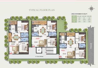 Image of 1000 Sq.ft 2 BHK Apartment / Flat for sale in Whitefield, Bengaluru for Rs. 6500000